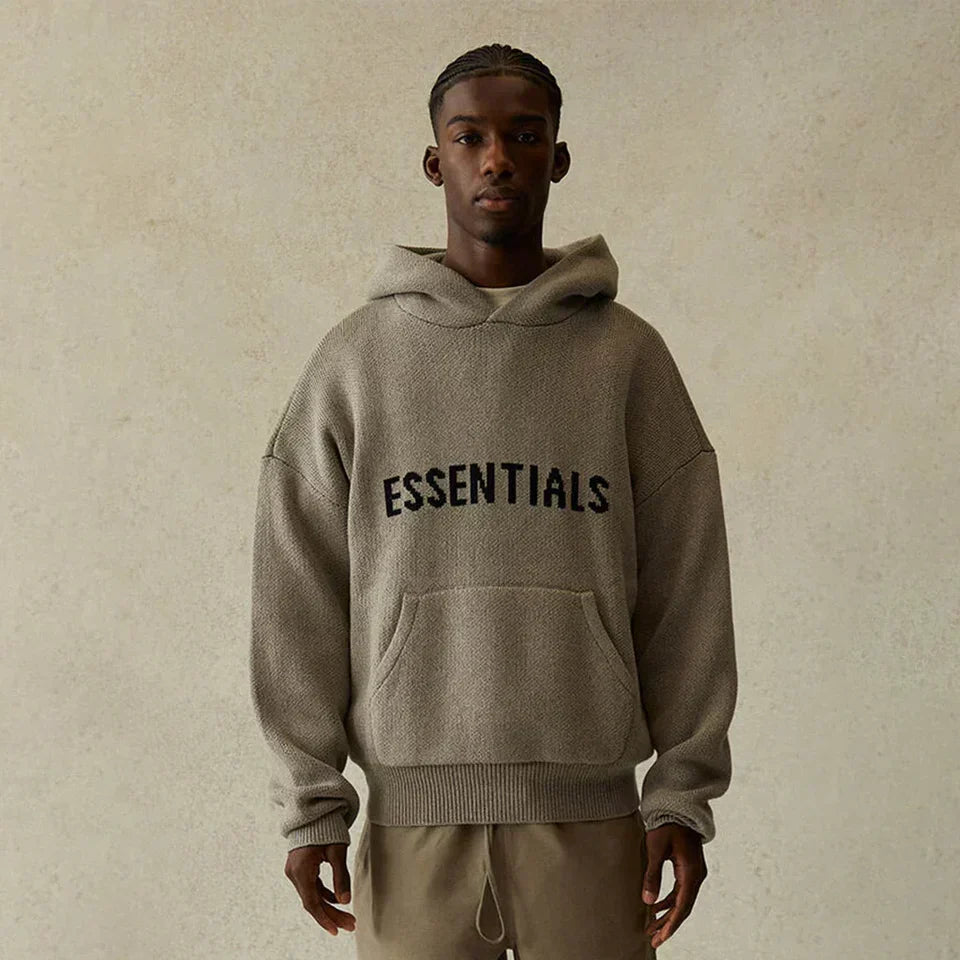 Essentials Knit Hoodie
